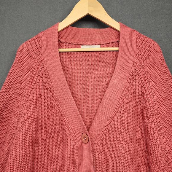 Woman Within Cardigan Sweater Womens Plus Size 3X Pink V Neck Casual - Picture 8 of 13